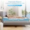 Costway 3" Gel-Infused Memory Foam Mattress Topper with Removable & Washable Cover Twin/Full/Queen/King